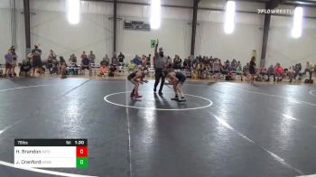 76 lbs Prelims - Hunter Brandon, Sot-C/ The Compound vs Jack Cranford, Okwa