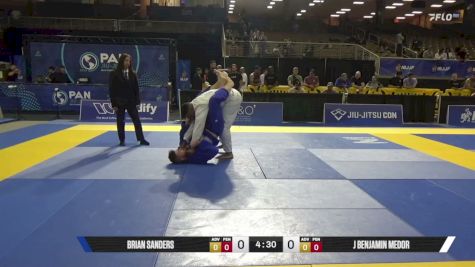 J Benjamin Medor vs Brian Sanders 2026 Pan Jiu Jitsu IBJJF Championship
