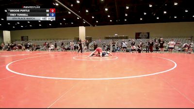 215 lbs 5th Place Match - Brodie Purtle, MO vs Trey Tunnell, OK