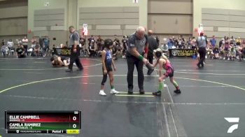 50 lbs Round 1 (4 Team) - Camila Ramirez, Untouchables vs Ellie Campbell, BadBass