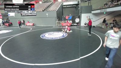 235 lbs Quarters - Athena Cepeda, Lobas Wrestling Club vs Moana Maalona, Apex Wrestling Academy