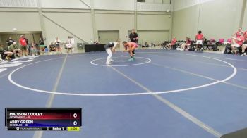 145 lbs Round 2 (8 Team) - Madison Cooley, Georgia Red vs Abby Green, Ohio Blue