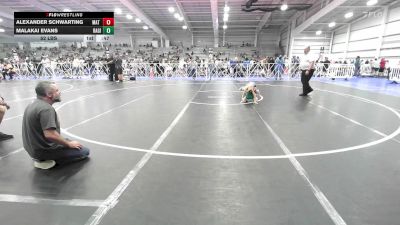 52 lbs Rr Rnd 2 - Alexander Schwarting, Mat Warriors PWC vs Malakai Evans, Ragin Raisins Fredonia ES