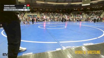 55 lbs Consi Of 8 #1 - Damian Hudak, Region Wrestling Academy vs Gabriel Acosta, El Paso Texas Wrestling Club