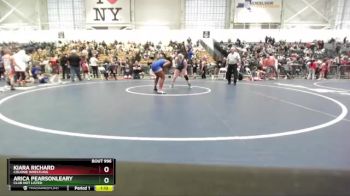 145 lbs Round 5 - Kiara Richard, Colonie Wrestling vs Arica PearsonLeary, Club Not Listed