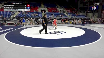 132 lbs Cons. Rd Of 64 - Caleb Jones, OK vs Manuel Ruiz, CA