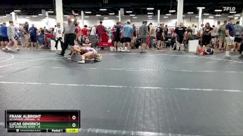 100 lbs Round 3 (6 Team) - Frank Albright, U2 Upstate Uprising vs Lucas Gingrich, Mat Warriors White
