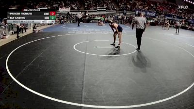 D 2 132 lbs Champ. Round 2 - Parker Richard, Comeaux vs Ely Castro, Kenner Discovery Health Science