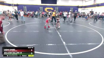 52 lbs Cons. Round 2 - Judah Daniel, Pelion Youth Wrestling vs Benjamin Willard Jr, Pelion Youth Wrestling