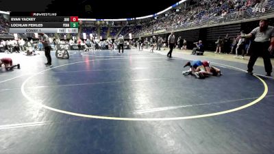80 lbs Consy 1 - Evan Yackey, Juniata vs Lochlan Feikles, Penncrest