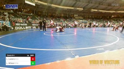 145 lbs Consi Of 4 - Luke Lucero, ReZults Wrestling vs Luke Wilson, Stronghold Wrestling Club