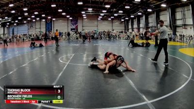 100 lbs Rd# 5- 3:45pm Friday Final Pool - Beckhem Fields, Rough House vs Thomas Block, Rebellion