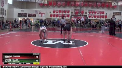 150 lbs Round 1 - Brooks Clymer, Hudson vs Wyatt Miller, New Prague Wrestling