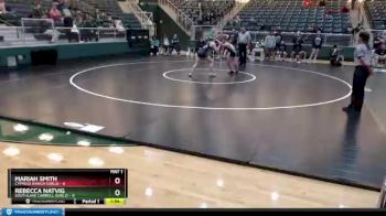 128 lbs Placement Matches (16 Team) - Mariah Smith, Cypress Ranch (Girls) vs Rebecca Natvig, Southlake Carroll (Girls)