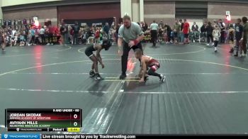 60 lbs Quarterfinal - Aviyahn Mills, Roundtree Wrestling Academy vs Jordan Skodak, Simmons Academy Of Wrestling