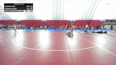 106 lbs Placement Matches (8 Team) - Thomas Ritter, Pequot Lakes/Pine River-Backus vs Charlie Datz, Batavia B