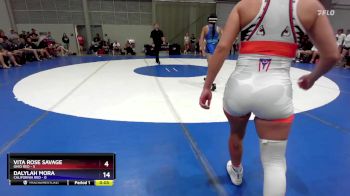 100 lbs Round 2 (8 Team) - Makennah Craft, Ohio Red vs Mia Navarro, California Red