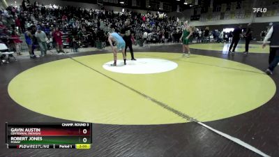 132 lbs Champ. Round 3 - Robert Jones, Poway vs Gavin Austin, Centennial (Nevada)