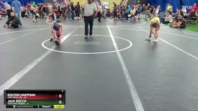 76 lbs Round 5 (8 Team) - Kolton Hartman, Ohio Gold 24k vs Jack Rocco, Highland Medina