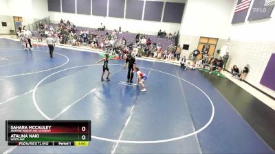 68-73 lbs Round 1 - Sahara McCauley, Aviator Wrestling Academy vs Atalina Naki, Westlake