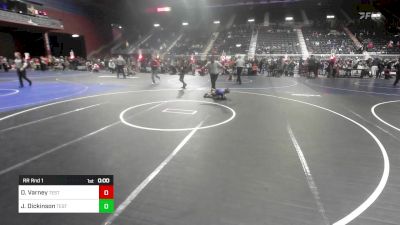 46 lbs Round Of 16 - Colten Black, Ravage WC vs Bryant Peterson, Tongue River WC