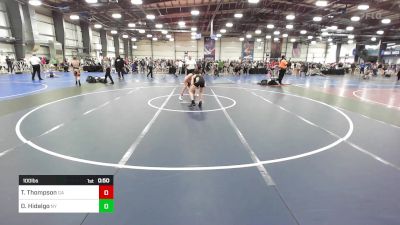 100 lbs Consi Of 16 #1 - Taylor Thompson, GA vs Dorian Hidalgo, NY