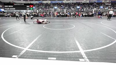 155 lbs Quarterfinal - Eric Mejia, Grab And Twist vs Tyler Adams, East Alton Wood River Oilers