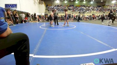 Rr Rnd 1 - Gage Bledsoe, Woodland Wrestling Club vs Cruz McIntire, Grover Rains Wrestling Club