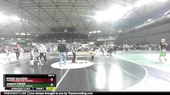 49-52 lbs Round 2 - Sariah Fisher, Punisher Wrestling Company vs Ryker Salcedo, Punisher Wrestling Company