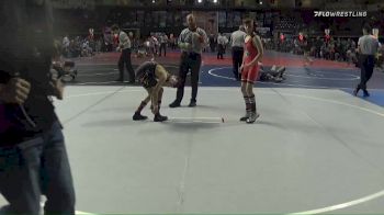 78 lbs Consi Of 8 #2 - Koltyn White, Stout vs Adam Valencia, Taos Kids Wrestling Club