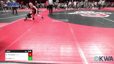 85 lbs Consi Of 8 #1 - Rock Thrasher, Lincoln Christian vs Mac Still, Sperry Wrestling Club