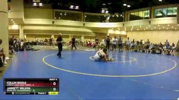 160 lbs Champ Round 1 (16 Team) - Collin Bogle, Land O` Lakes Wild Things vs Jarrett Wilson, Brawlers Thunderdawgs