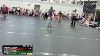 150 lbs Quarterfinal - Jasiah Solomon, Sumner vs Nathan Barrett, BBL Bandits
