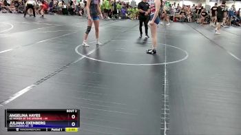 118 lbs Round 1 (8 Team) - Angelina Hayes, U2 Women Of The Uprising vs Juliana Oxenberg, Buccaneers WC