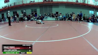 80 lbs Cons. Round 2 - Ridley Pierce, Alexandria Wrestling Academy vs Jon Luke Austin, Contenders Wrestling Academy