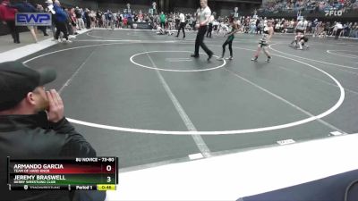 73-80 lbs Round 1 - Jeremy Braswell, Derby Wrestling Club vs Armando Garcia, Team Of Hard Knox