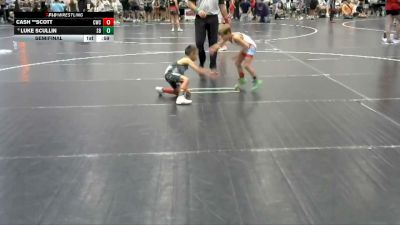 50 lbs Semifinal - Luke Scullin, Satellite Beach vs Cash **Scott, Cowboy Wrestling Club