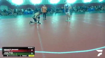 175 lbs Round 3 (6 Team) - John Ptak, Glenbrook South 2 vs Bennett Rhodes, Reedsburg