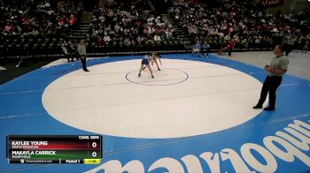 5A 110 lbs Cons. Semi - Makayla Carrick, Salem Hills vs Kaylee Young, Maple Mountain