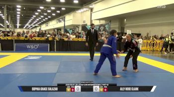 Ally Rose Clark vs Sophia Grace Salazar 2026 IBJJF Jiu-Jitsu CON International
