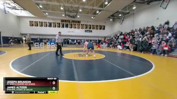 190 lbs Semifinal - Joseph Brunson, Ft. Worth Country Day School vs James Altizer, Episcopal School Of Dallas