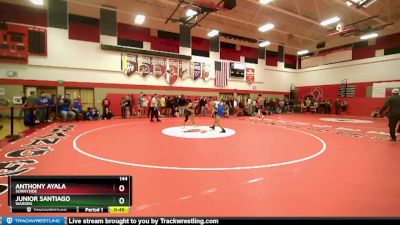 144 lbs Cons. Round 5 - Junior Santiago, Warden vs Anthony Ayala, Sunnyside