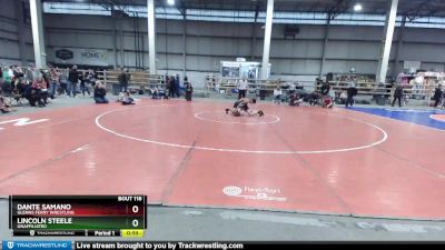 105 lbs Cons. Round 7 - Dante Samano, Glenns Ferry Wrestling vs Lincoln Steele, Unaffiliated