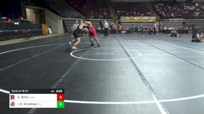 235 lbs Consi Of 16 #1 - Christian Ortiz, Rutgers WC vs Ethan Hrynkow, Ohio State WC