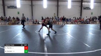 110 lbs Quarterfinal - Duke Martin, Mat Assassins WC vs Brody Carson, Team Tribe