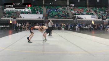 1A-4A 150 Cons. Semi - Liam Senior, Westminster Christian Academy vs Cody Rye, St. John Paul II