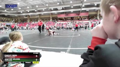 67 lbs Cons. Round 3 - Oakley Reed, Proving Ground vs Sawyer Wilson, Tonganoxie