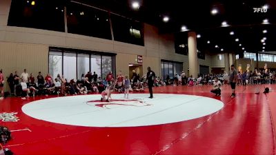 70 lbs Semis & 3rd Wb (16 Team) - Eleanor Hoose, Mat Clash Beast Mode vs Ellie Stambaugh, TWA #1