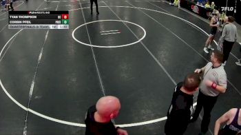 120 lbs Quarterfinals (8 Team) - Tyan Thompson, Battle Creek vs Corbin Pfeil, Pierce