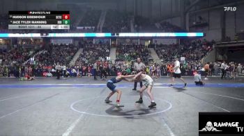 88 lbs Champ. Round 1 - Jace Tyler Manning, Derby vs Hudson Eisenhour, Scott City Takedown Club